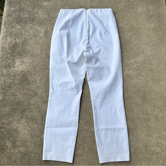 Rag & Bone Cotton Stretch Pants White - Picture 3 of 5